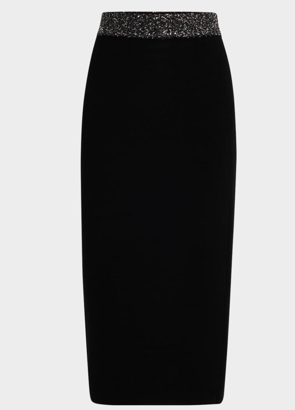 NWOT: A.L.C Embellished Midi Skirt in Black Size XS